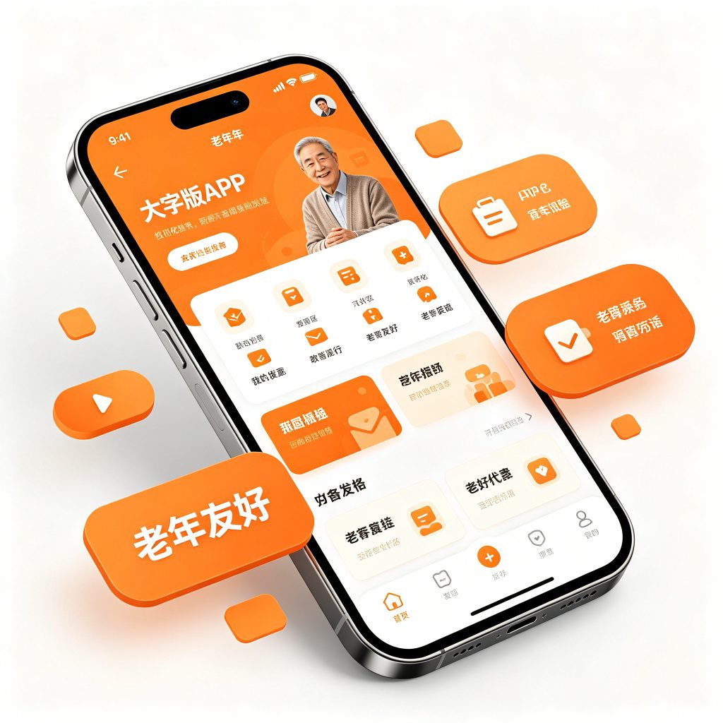 大字版APP界面展示